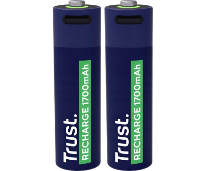 Bateria lub akumulatorek Trust 2x AA - ładowanie USB-C